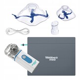 Webber Med NEBBI MESH-S600B Membraanvernevelaar - Stil en draagbaar