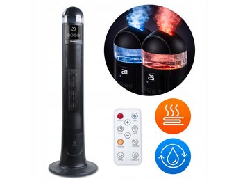 Webber ETNA TH2200B Keramische Kolomkachel - 2200W met Bevochtiger