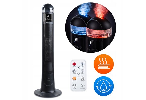 Webber ETNA TH2200B Keramische Kolomkachel - 2200W met Bevochtiger