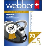 Webber Stofzuigerzakken Daewoo RC300 - 5 Stuks Meerlaags Papier