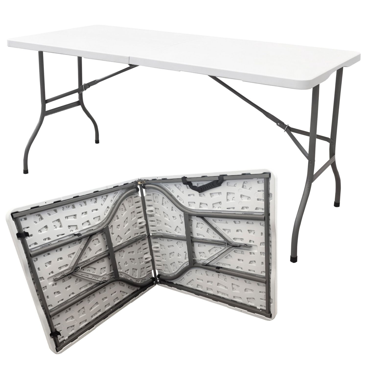 NUFORMA Opvouwbare Cateringtafel 152 cm - Compacte koffer en stabiel