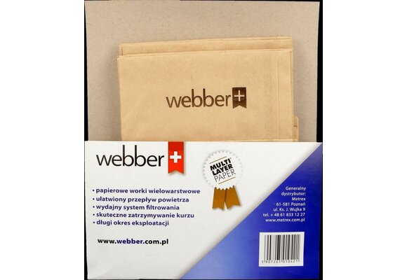 Webber Stofzuigerzakken Kärcher KA30 - 3 stuks multi layer paper