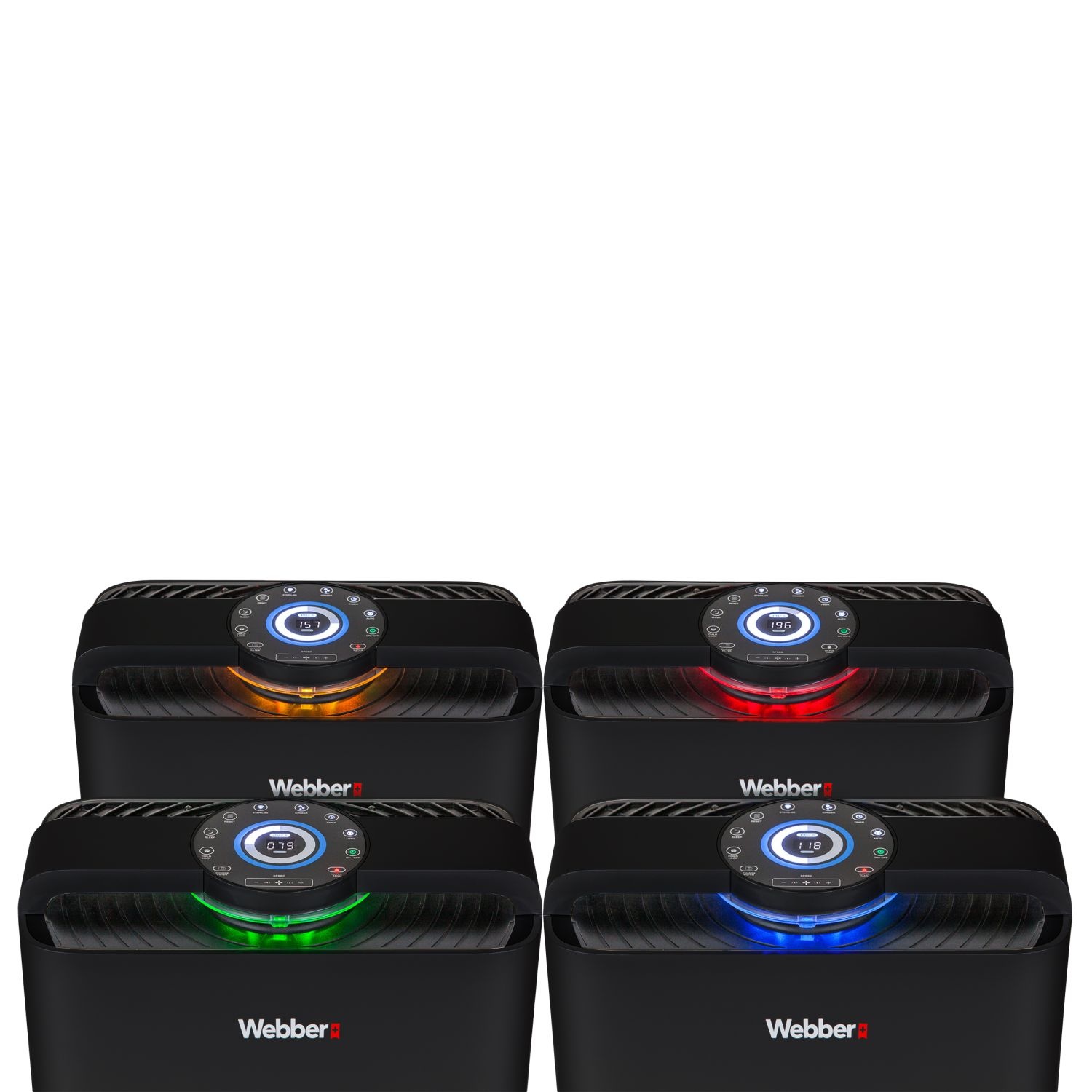 Webber Luchtreiniger AP9700 - 8-staps Filtratie met HEPA 13 en WiFi