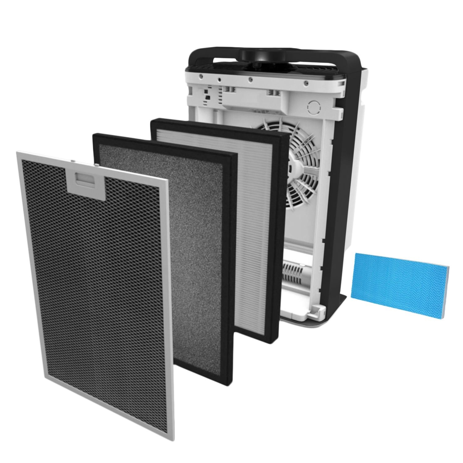 Webber Luchtreiniger AP9700 - 8-staps Filtratie met HEPA 13 en WiFi