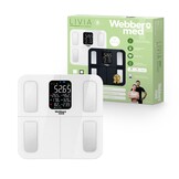 Webber Med Slimme Badkamerweegschaal IF1320B - 16 Parameters & Hartslag