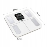 Webber Med Slimme Badkamerweegschaal IF1320B - 16 Parameters & Hartslag