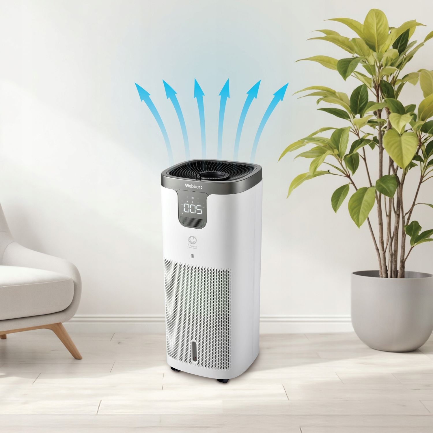 Webber GALAXY APEH11003 luchtreiniger - voor ruimtes tot 120 m2