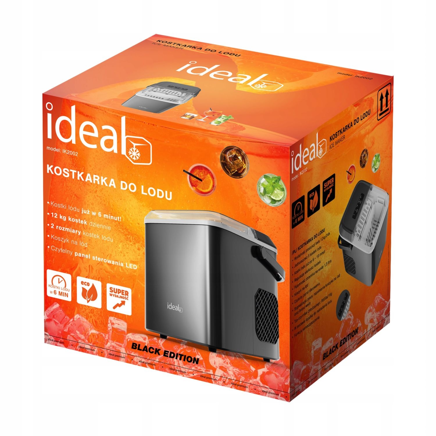 IDEAL IJsblokjesmachine IK2002 - Binnen 6 minuten vers ijs