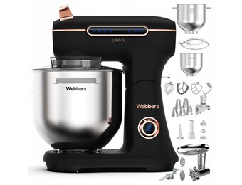 Webber keukenrobot FUTURA XEF 900 - 1800w en twee rvs mengkommen