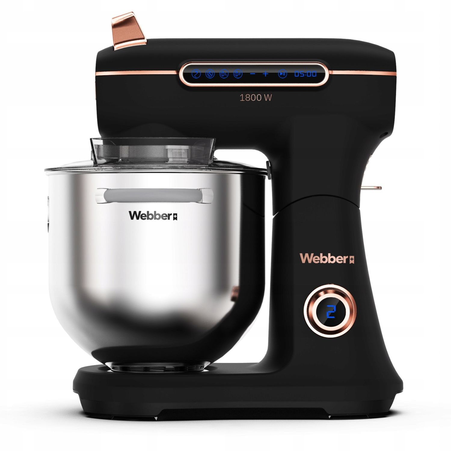 Webber keukenrobot FUTURA XEF 900 - 1800w en twee rvs mengkommen