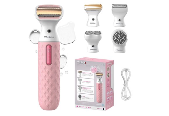 WEBBER LG400 4-in-1 Dames Scheerapparaat - Voor een Zijdezachte Huid