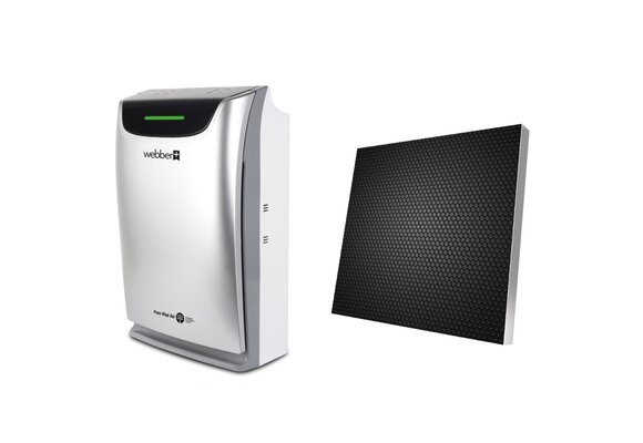 WEBBER Luchtreiniger en Luchtbevochtiger AP9405 - 6-traps HEPA 13 Filter