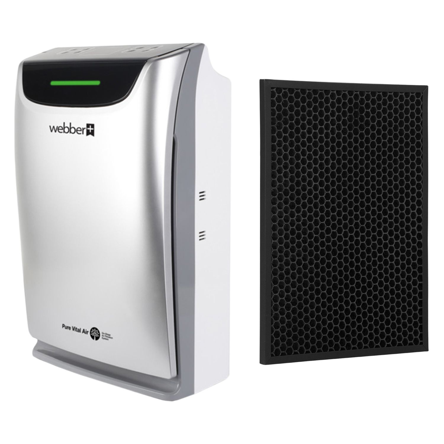 WEBBER Luchtreiniger en Luchtbevochtiger AP9405 - 6-traps HEPA 13 Filter