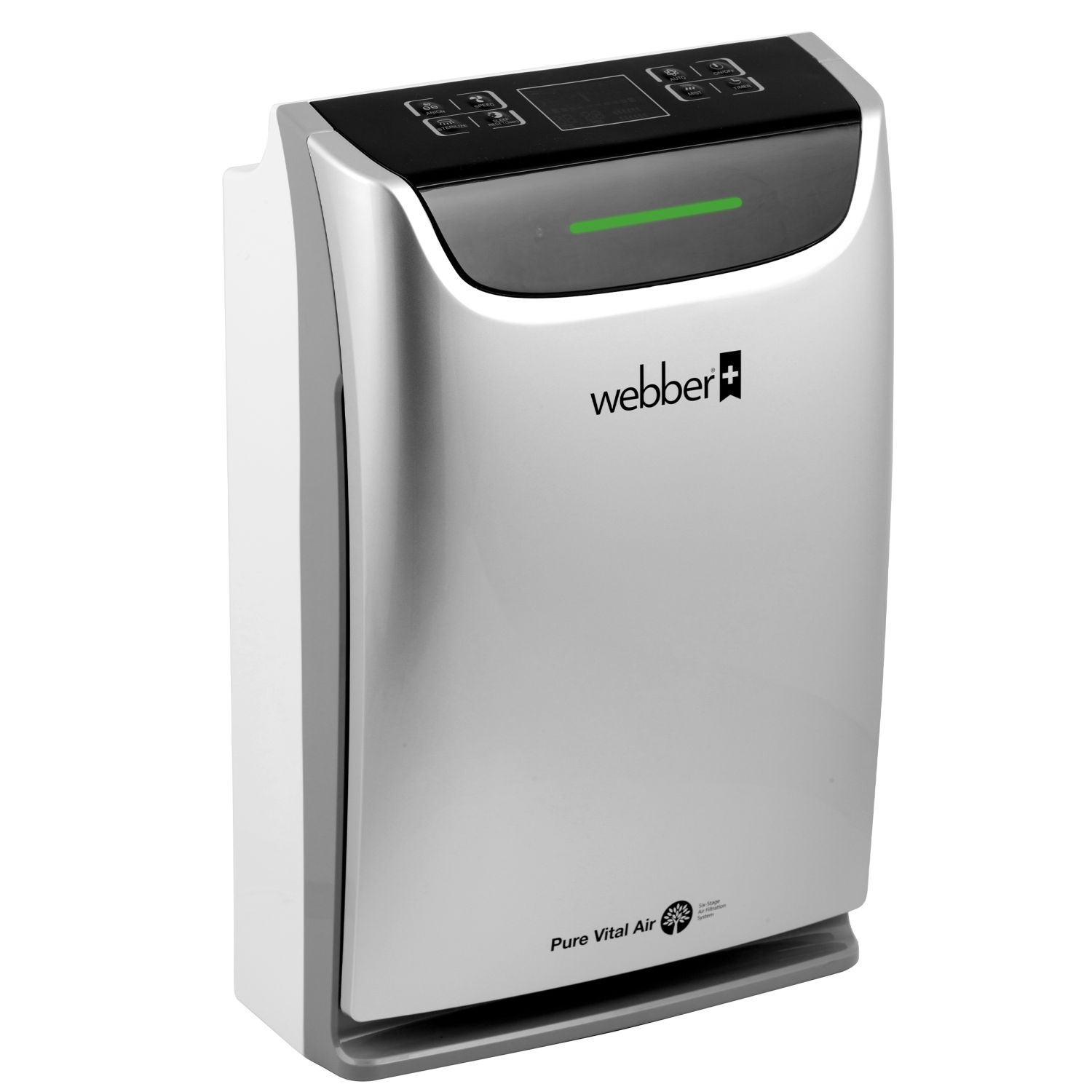 WEBBER Luchtreiniger en Luchtbevochtiger AP9405 - 6-traps HEPA 13 Filter