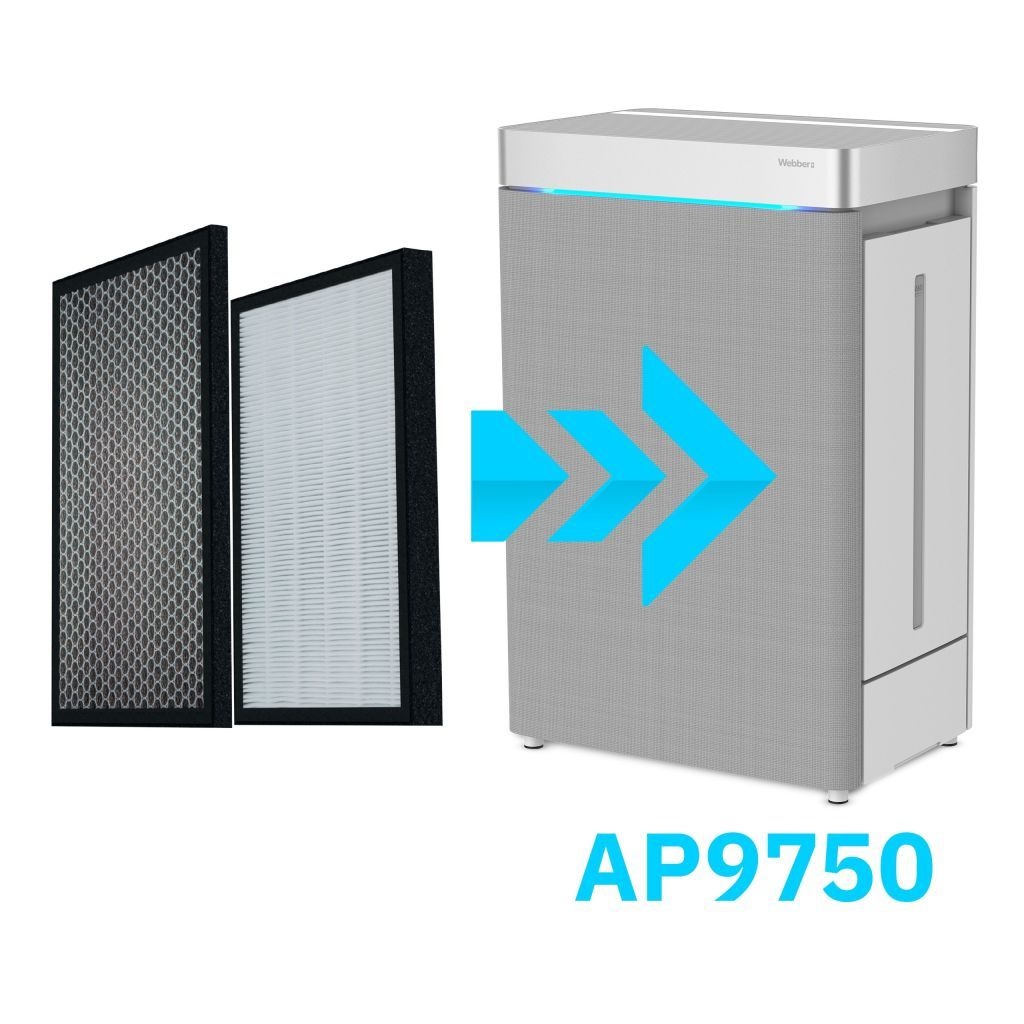 Webber SKYLINE AP9750 Filterset - 2-in-1 HEPA 13 & Koolstoffilter