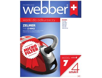 Webber Zelmer 4942 Stofzuigerzakken - Behoudt Maximale Zuigkracht