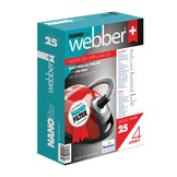 Webber UNI BAG Stofzuigerzakken - 25 stuks - 99,9% Nano Filter