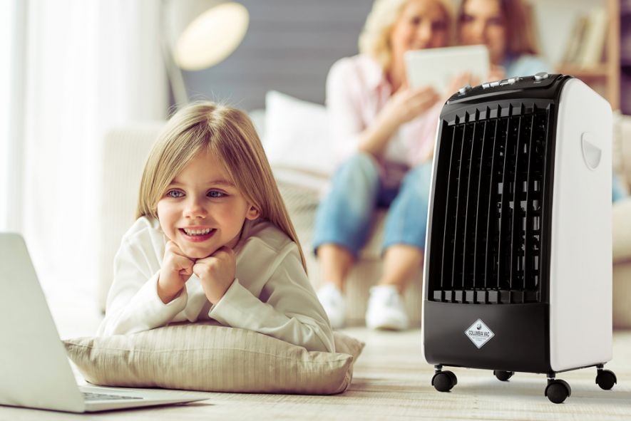 COLUMBIA VAC KC100 Luchtkoeler - 3-in-1 Koeling zonder Afvoerslang