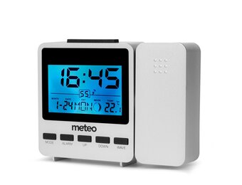METEO ZP9 Projectorklok - DCF Atoomklok en 180 graden Projectie