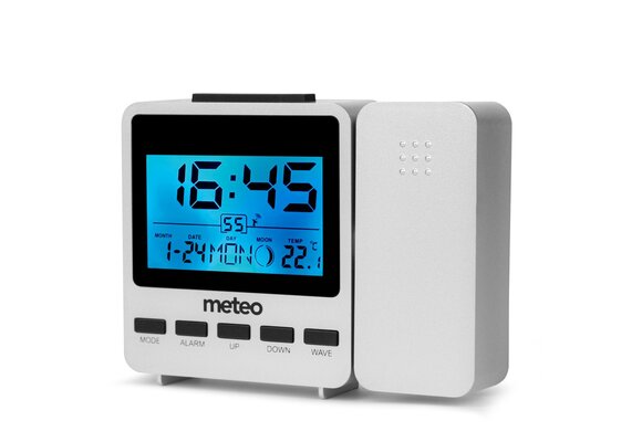 METEO ZP9 Projectorklok - DCF Atoomklok en 180 graden Projectie