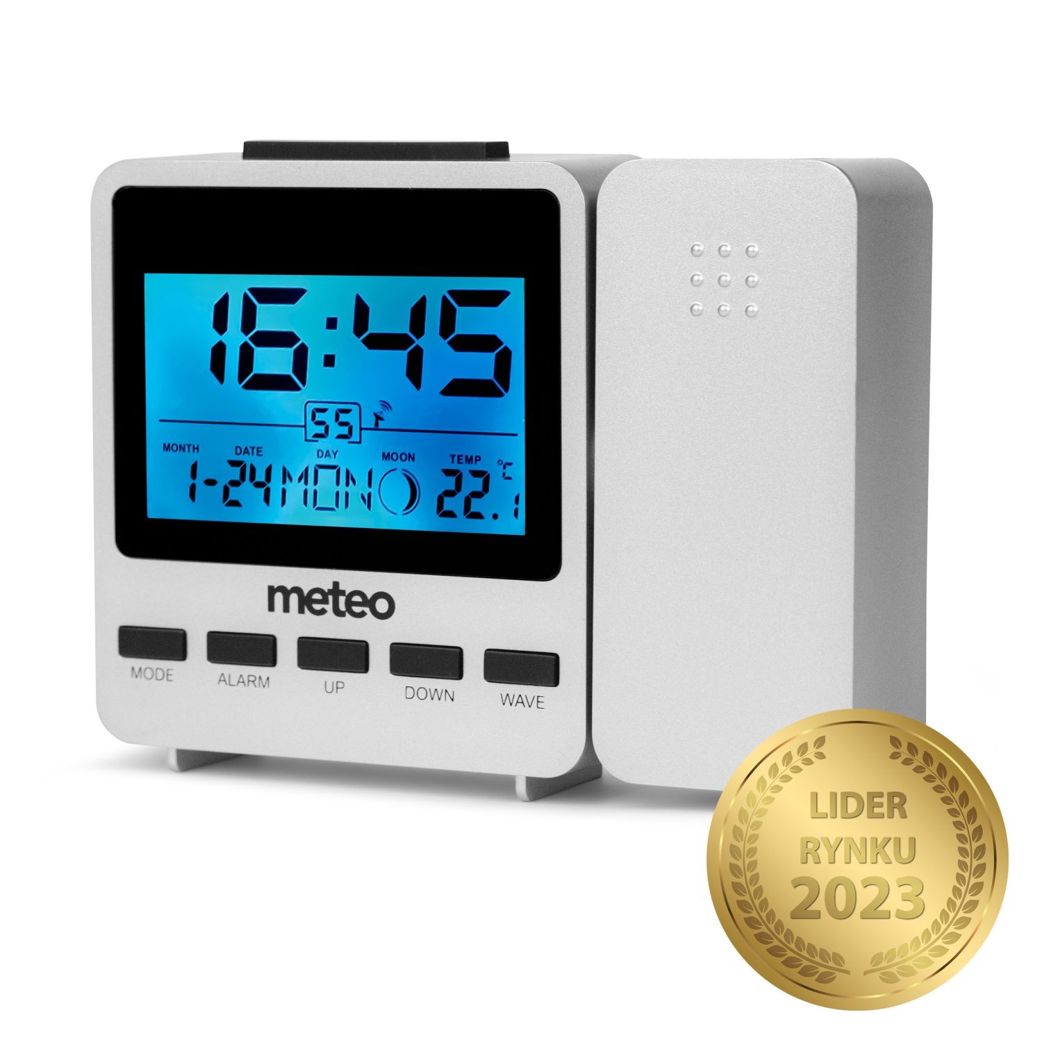 METEO ZP9 Projectorklok - DCF Atoomklok en 180 graden Projectie