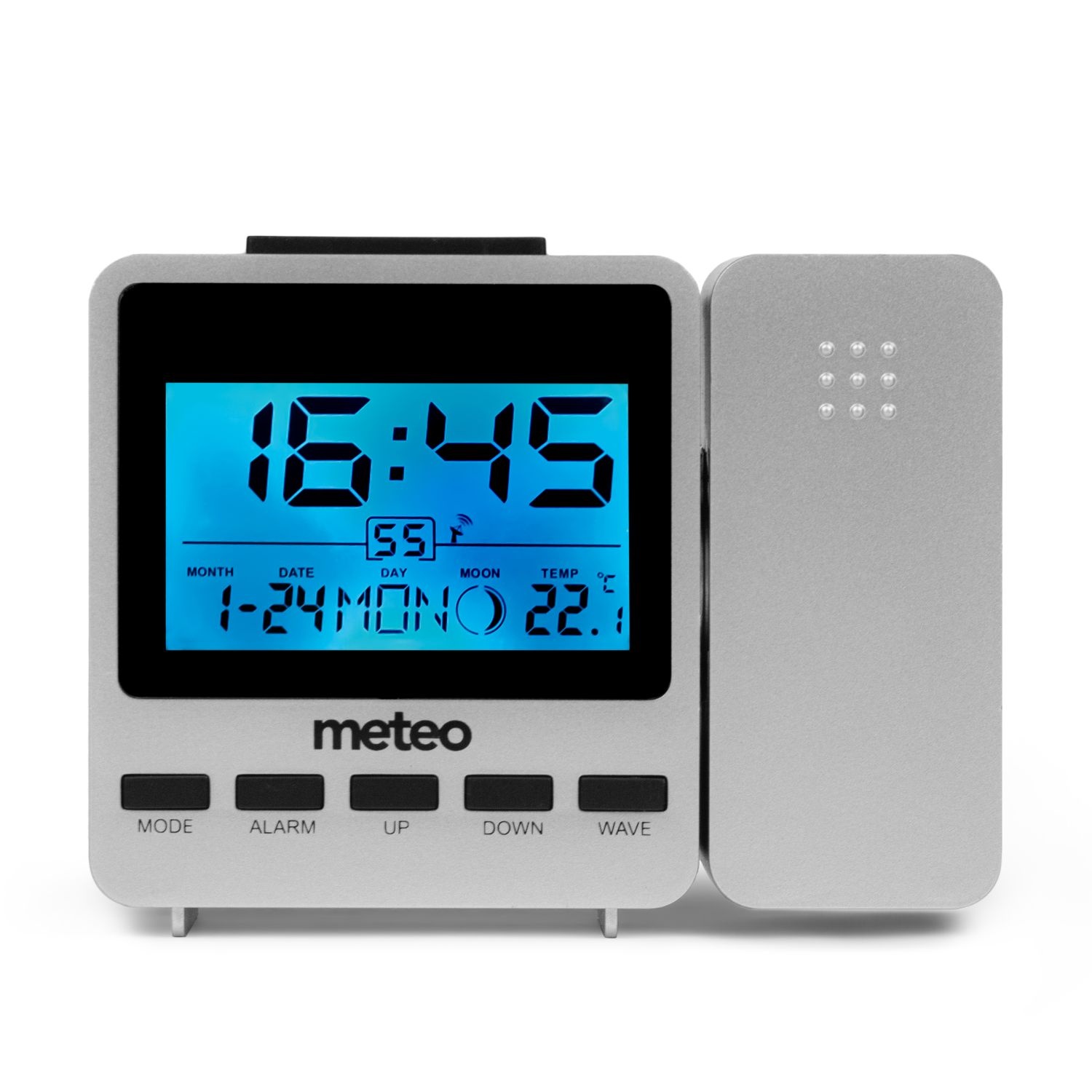 METEO ZP9 Projectorklok - DCF Atoomklok en 180 graden Projectie