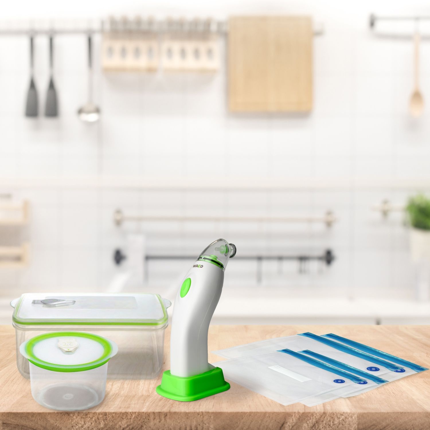 WACO Fresh Premium Vacuüm Vershoudsysteem - Houd Eten Langer Vers