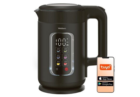 Webber Waterkoker WK115 PRISME - Smart Wi-Fi met Temperatuurregeling