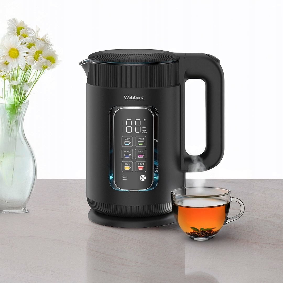 Webber Waterkoker WK115 PRISME - Smart Wi-Fi met Temperatuurregeling