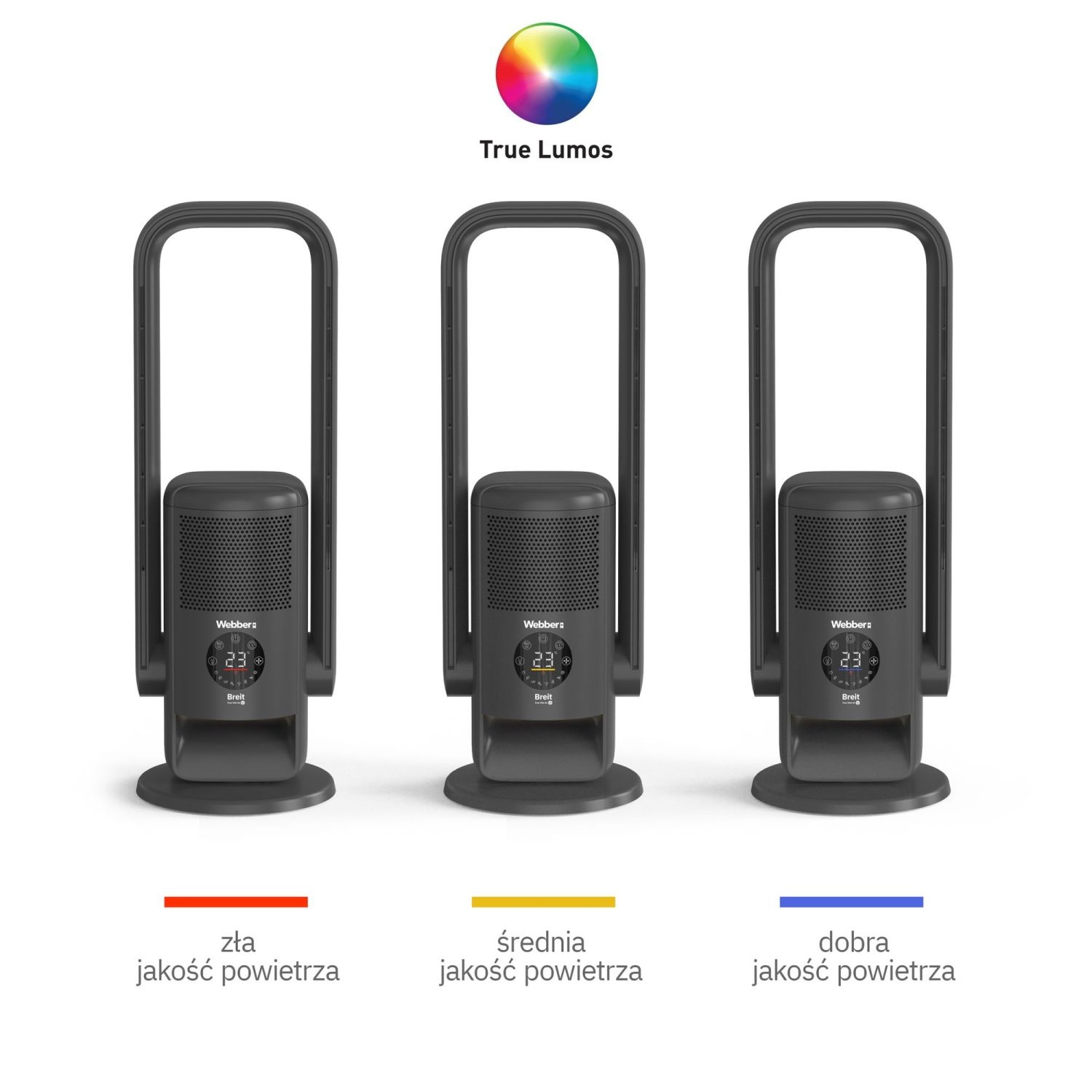 WEBBER APG7800 3-in-1 Luchtreiniger - Schone lucht en optimaal klimaat