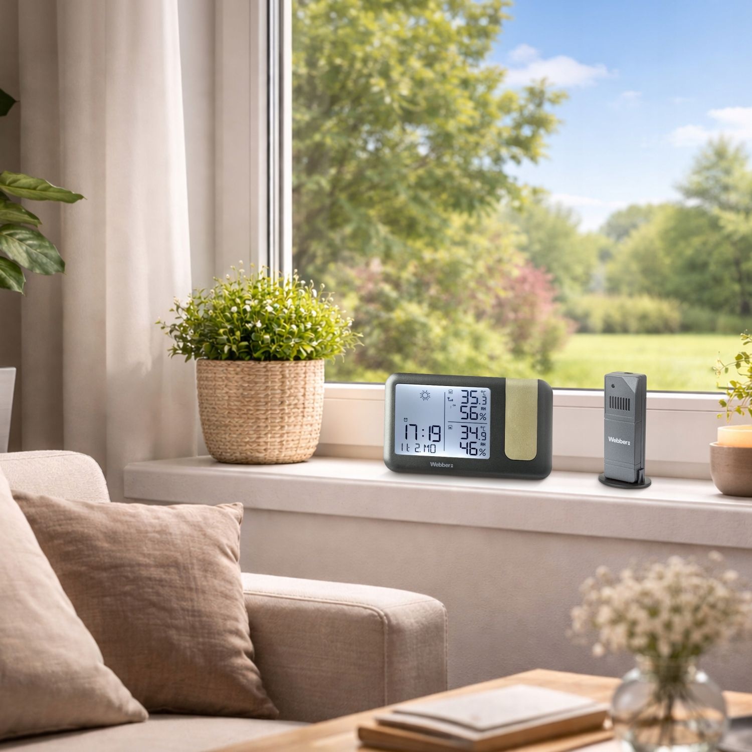 Webber WS207 Weerstation - Projecteert de tijd op muur of plafond