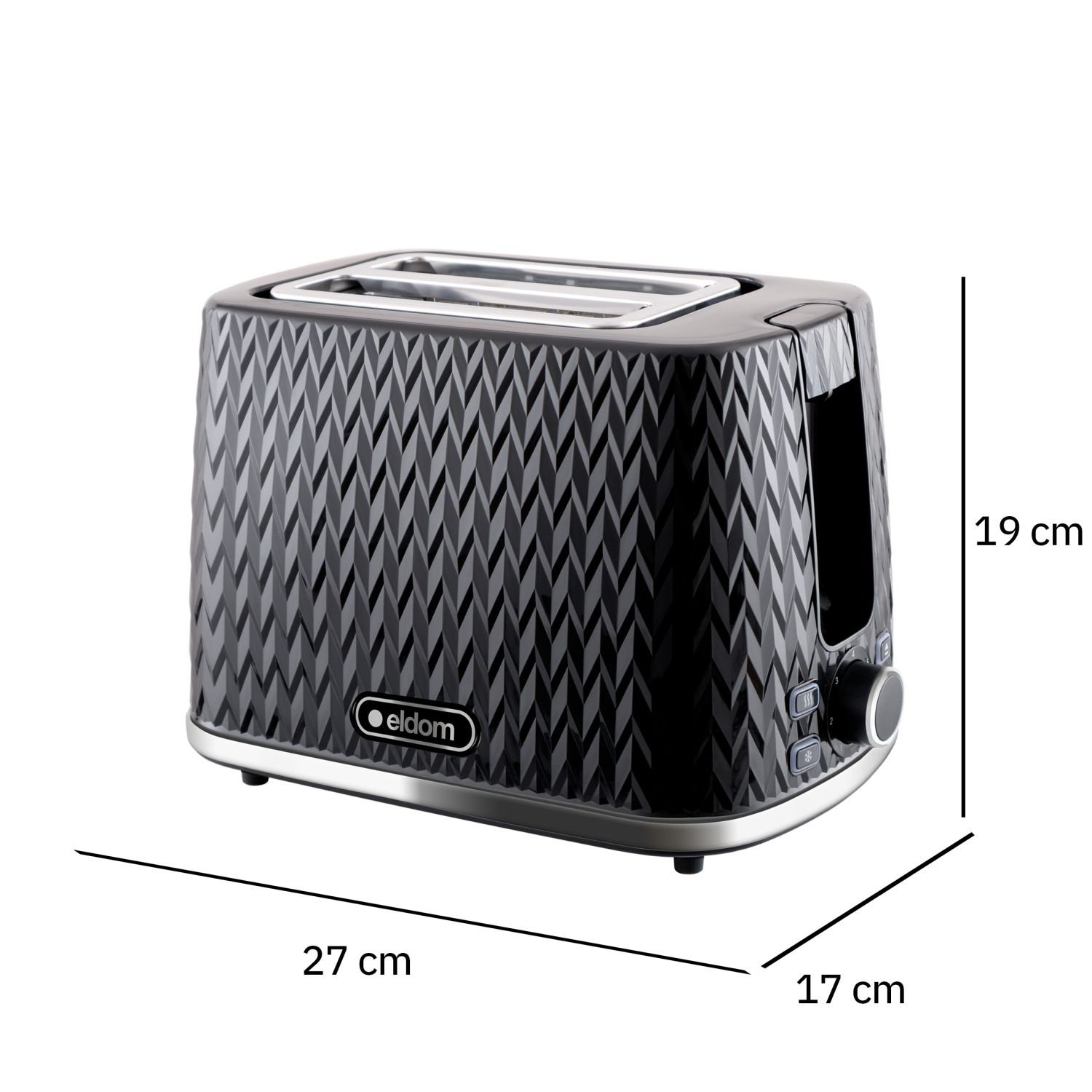 ELDOM broodrooster Nele TO265 - perfect gelijkmatige toast