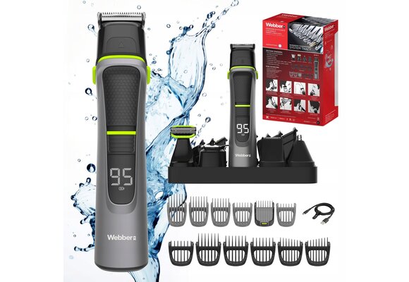 Webber Gezichts- en lichaamstrimmer GK1400 - 14-in-1 met SKIN-PRO