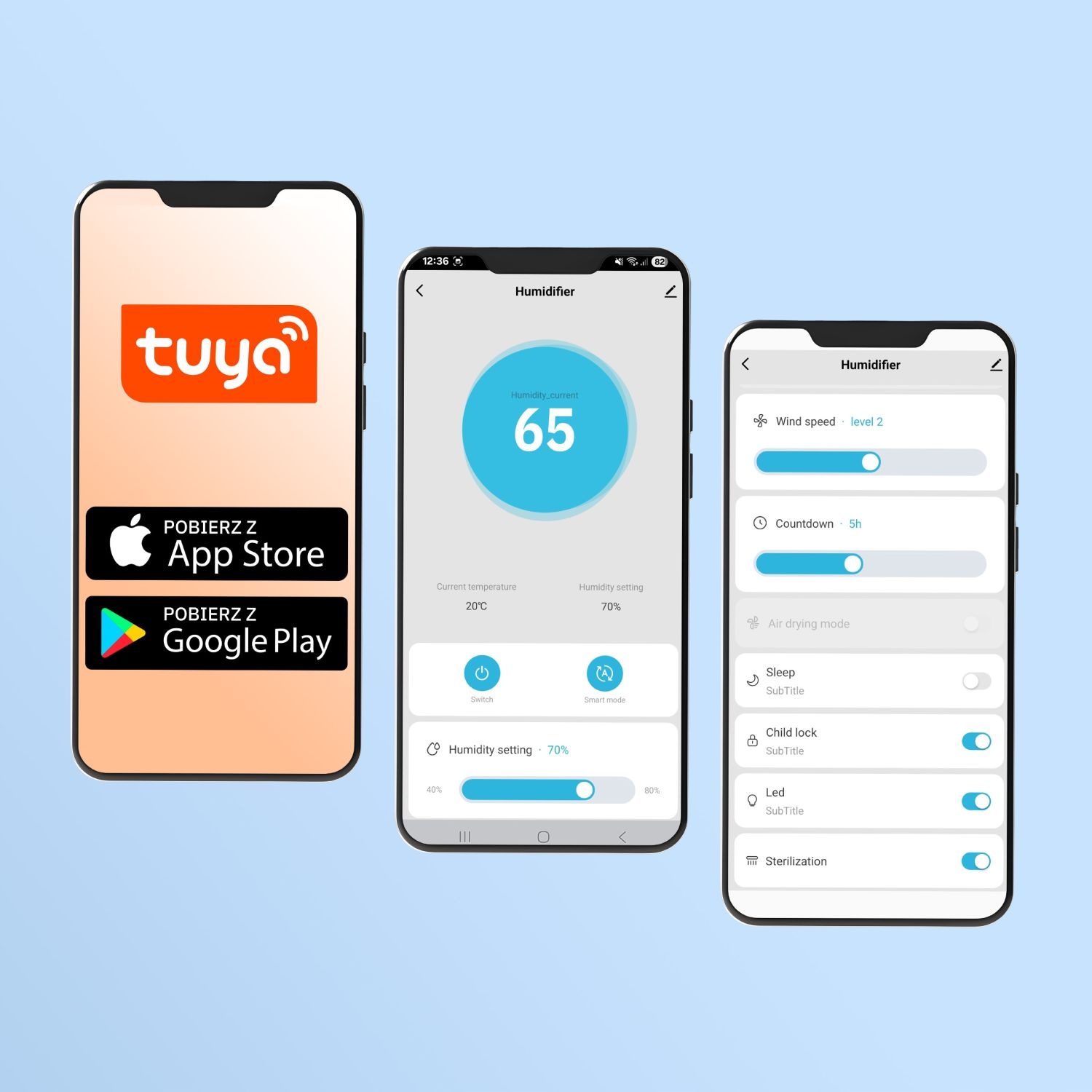 Webber COMO EH4001 Luchtbevochtiger - Geen kalkaanslag & UV-C