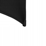 NUFORMA Stretch Tafelhoes 240x74cm - Kreukvrije cateringhoes zwart