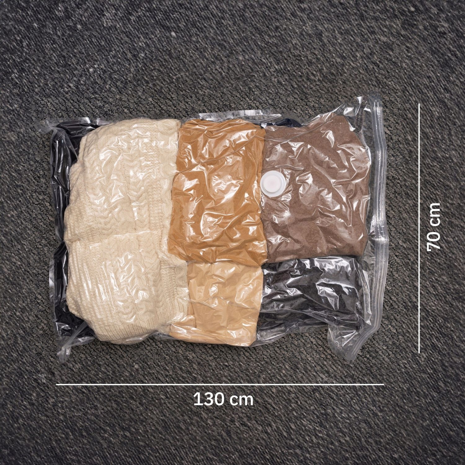 WEBBER XXL Vacuümzakken 70x130cm - 30% Dikker voor Beddengoed - 4 Stuks