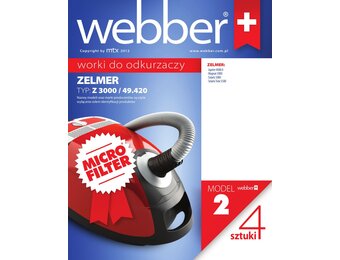 Webber Stofzuigerzakken Zelmer 3000 - Optimale zuigkracht en filtratie
