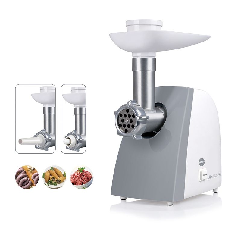 ELDOM Vleesmolen M200 - Maalt 1,5 kg per minuut met 3 schijven