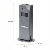 Webber WS207 Draadloze Sensor - Meet Temperatuur en Luchtvochtigheid