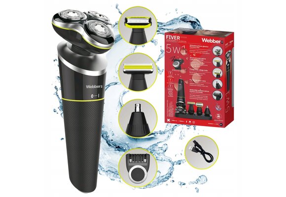 Webber FIVER SXG500 5-in-1 Scheerapparaat - Complete Verzorging
