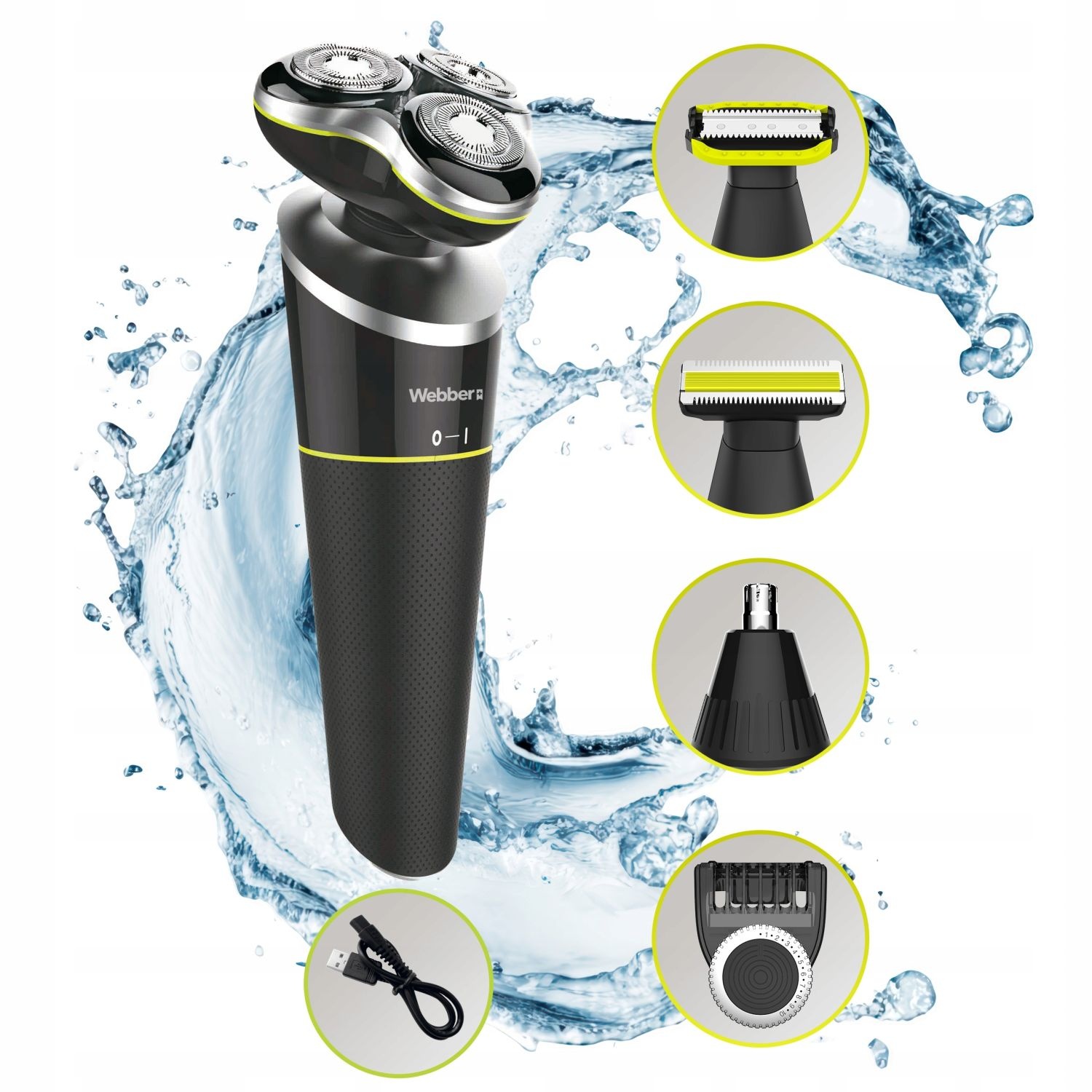 Webber FIVER SXG500 5-in-1 Scheerapparaat - Complete Verzorging