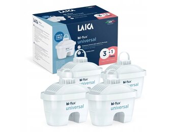 LAICA BI-FLUX Universal Filterpatroon - 4 stuks voor kalkvrij water