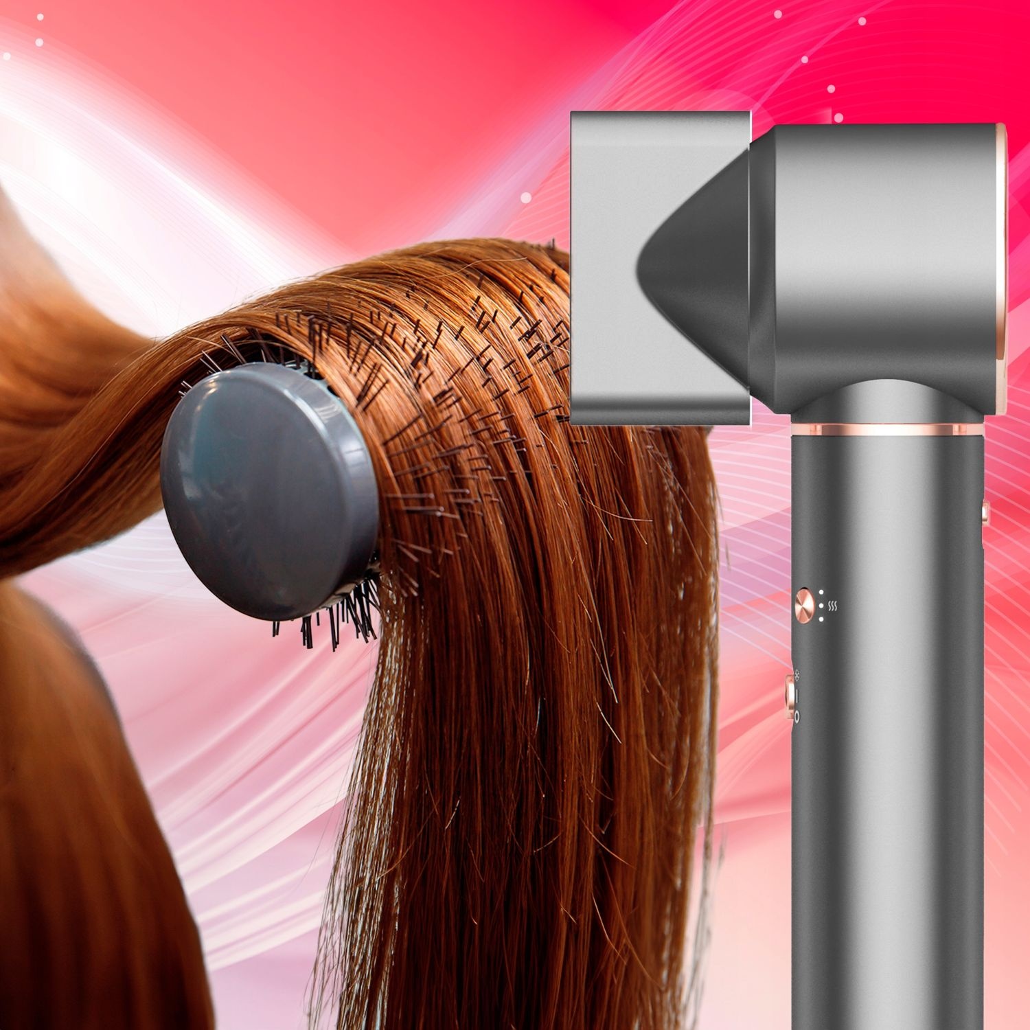 WEBBER HD4 5-in-1 Haardroger - Snel Drogen en Professionele Styling