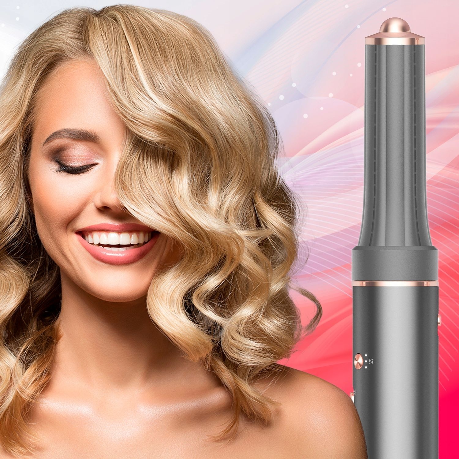 WEBBER HD4 5-in-1 Haardroger - Snel Drogen en Professionele Styling
