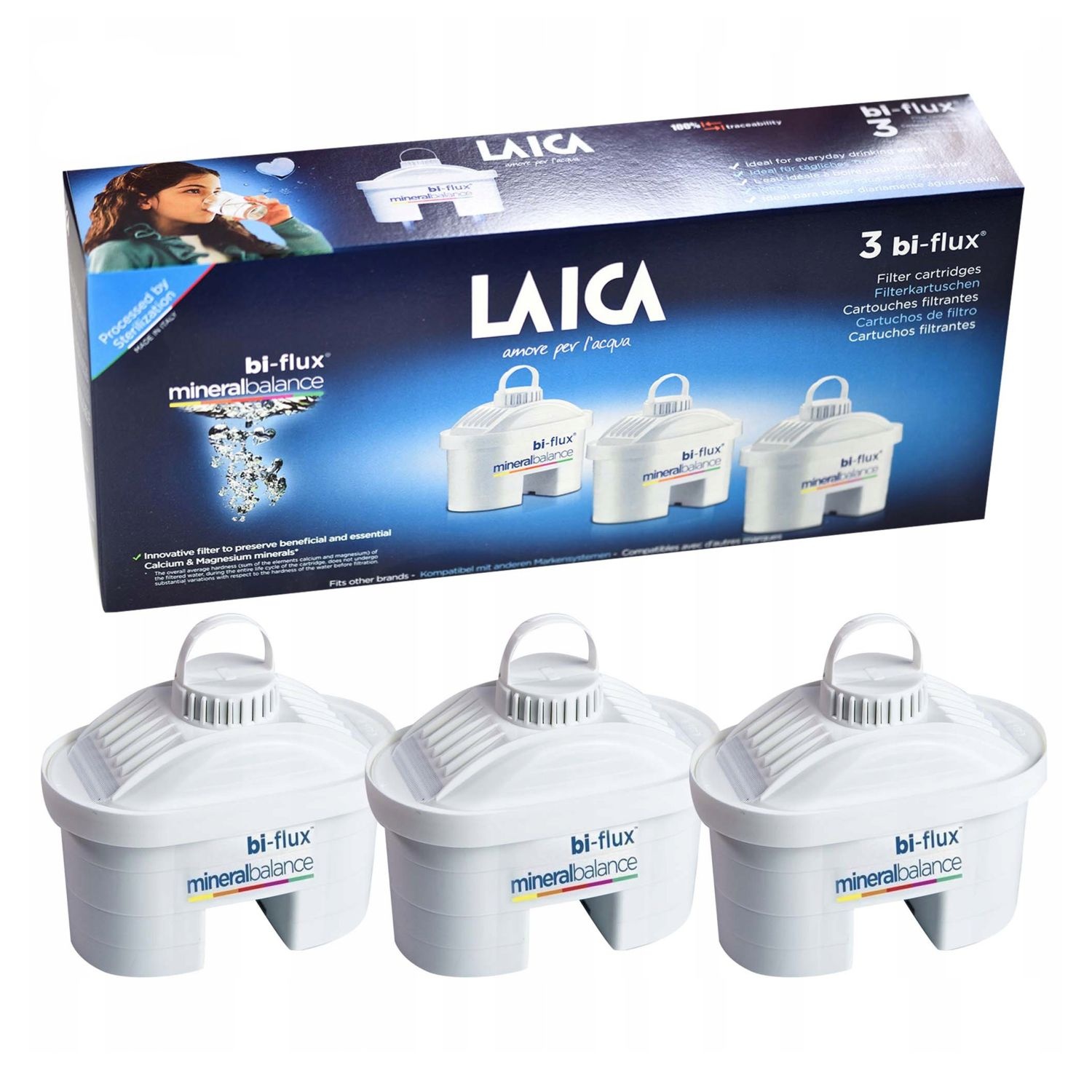 LAICA BI-FLUX MineralBalance Filterpatroon - Voor zuiver mineraalwater