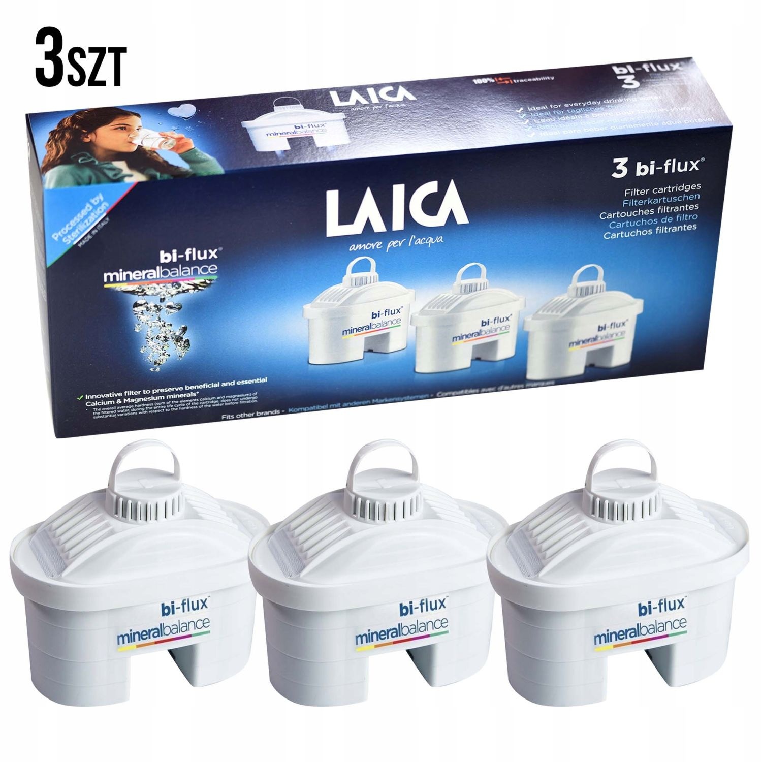 LAICA BI-FLUX MineralBalance Filterpatroon - Voor zuiver mineraalwater