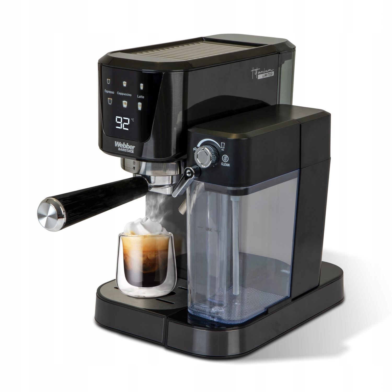 Webber Barista L7 CALDAS Espressomachine - Professionele 20 bar druk