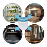 Webber Vochtontrekker PW10 - Werkt zonder Stroom incl. Navulling