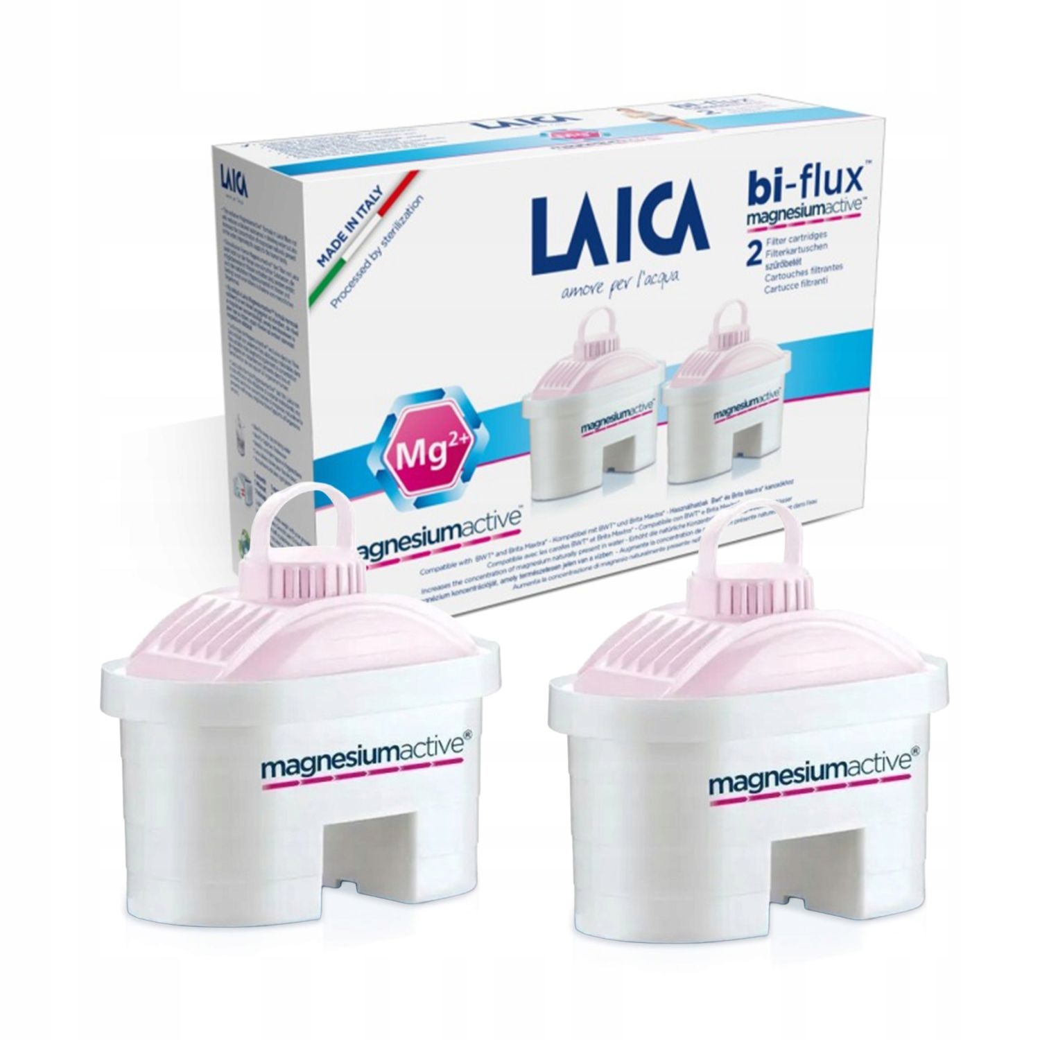 LAICA BI-FLUX MagnesiumActive Waterfilter - Verrijkt met Magnesium