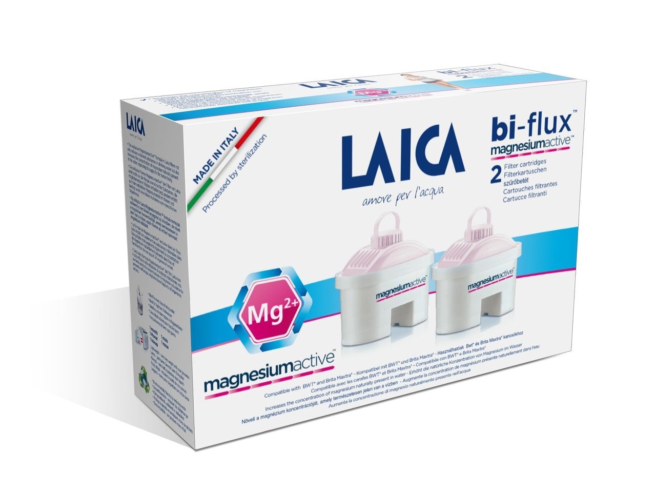 LAICA BI-FLUX MagnesiumActive Waterfilter - Verrijkt met Magnesium